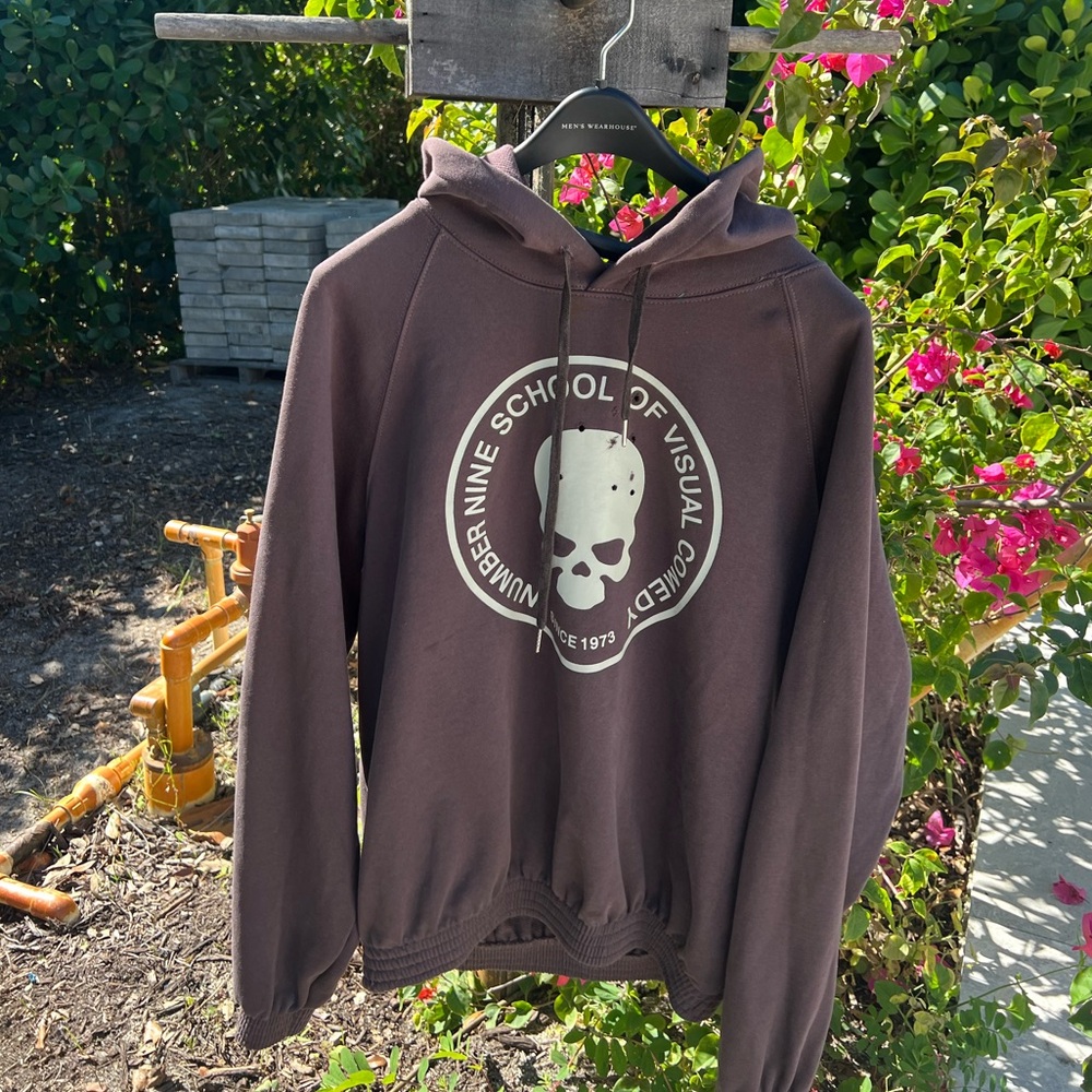 number (N)ine visual comedy hoodie
